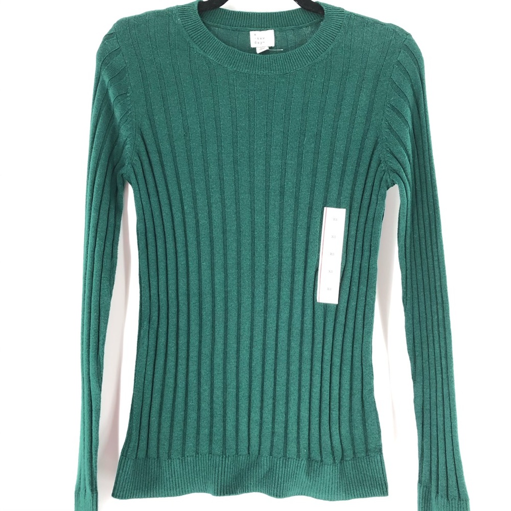 A New Day Knit Green Sweater